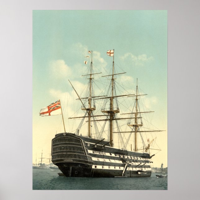 Nelson's HMS Victory Poster (Framsidan)