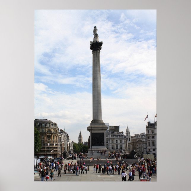 Nelsons kolonn, Trafalgar Square Poster (Framsidan)