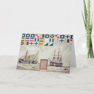 Nelsons signal vid Trafalgar Kort