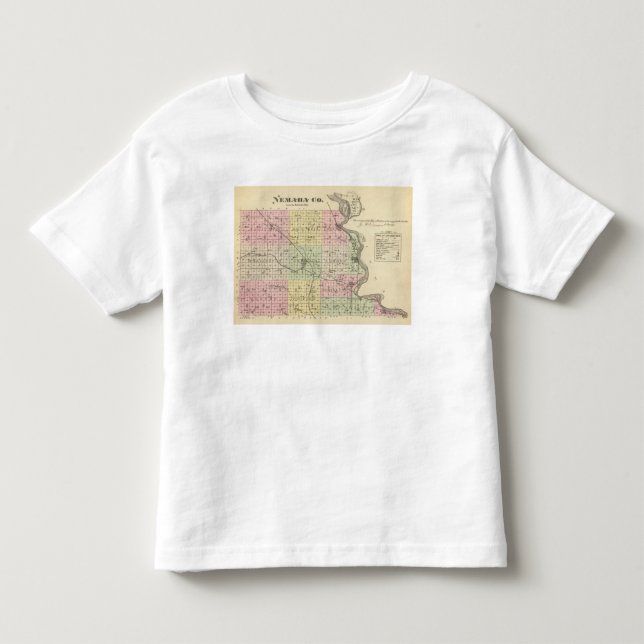 Nemaha County Nebraska Tee Shirt (Framsida)