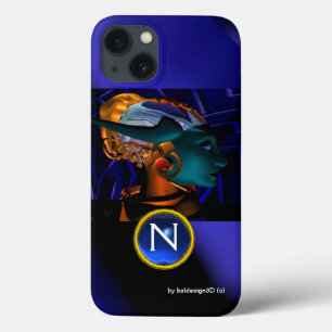 NEMES /HYPER ANDROID,Blue Science fiction Monogram