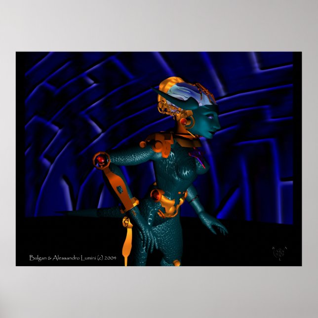 NEMES / HYPER ANDROID, Science Fiction Poster (Framsidan)