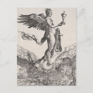 Nemesis, Engrave av Albrecht Durer Vykort