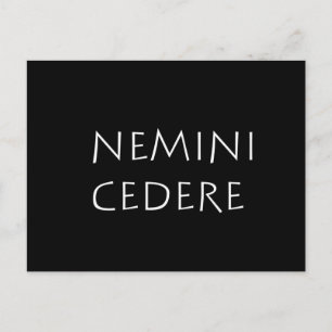 Nemini cedere vykort