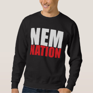 NEMNATION-LOGOTYPSKJORTA LÅNG ÄRMAD TRÖJA