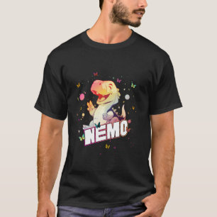 NEMO - Cute Boy Namn med söt Dinosaur T Shirt
