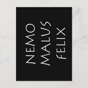 Nemo malus felix vykort