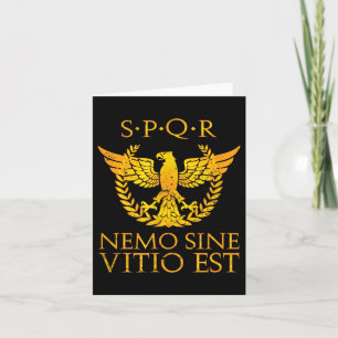 Nemo Sine Vitio Est Spqr Seneca Quote Stoic Kort