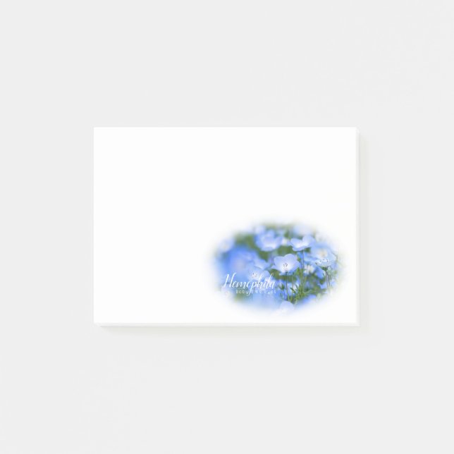 NEMOPHILA（Baby Blue Eyes） Post-it Block (Framsida)