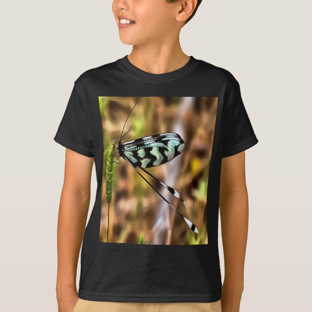 Nemoptera bipennis Spoon-Winged Insekt Art T Shirt (Framsida)