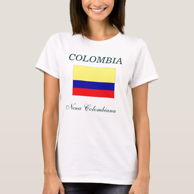Nena Colombiana Tee Shirt (Framsida)
