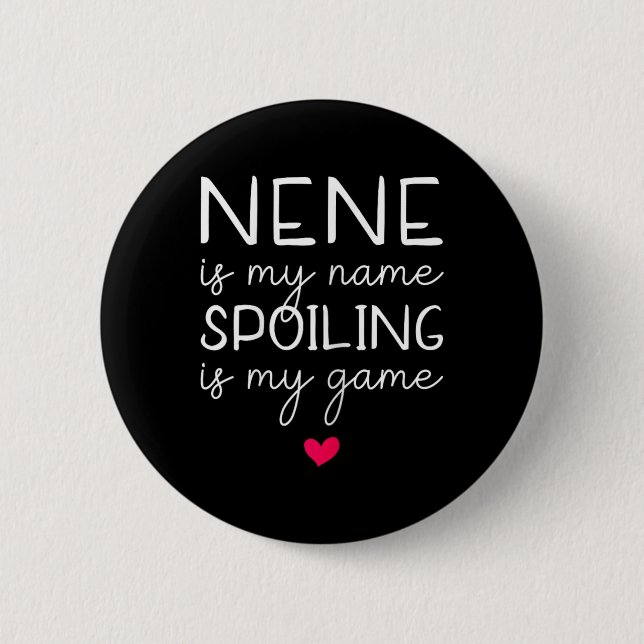 Nene är min Namn-spill är mitt spel. Knapp (Framsida)