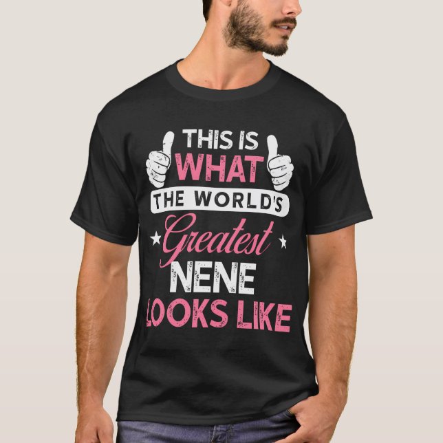 Nene Gift Världsmästare Nene T Shirt (Framsida)