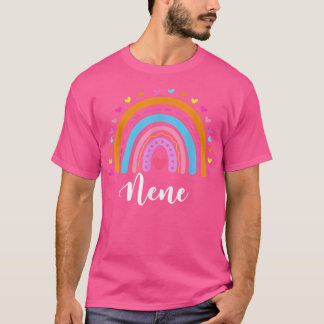 Nene Gifts For Grandma Cute Nene Rainbow Mothers D T Shirt