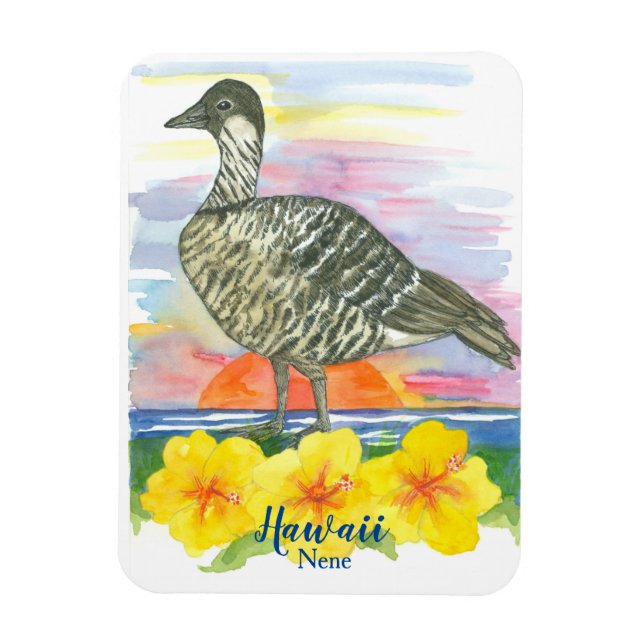 Nene Hawaiian Goose State Bird of Hawaii Magnet (Vertikal)