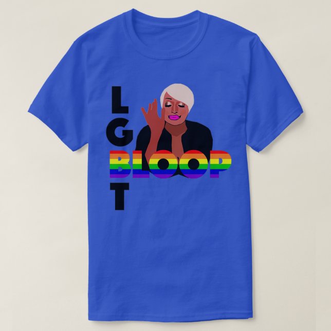 NENE LEAKES LGBT Bloop Pride RHOA Real Housewives  T Shirt (Design framsida)