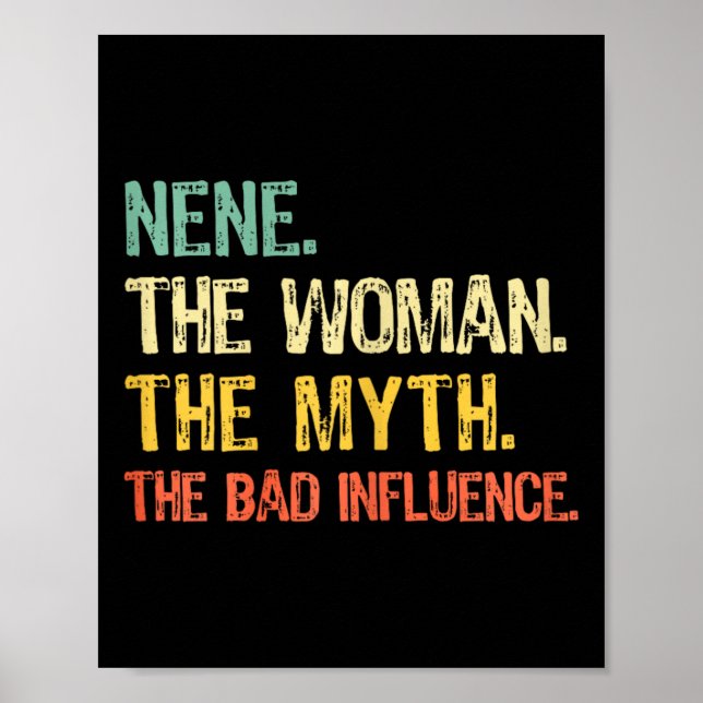Nene, myten, D- influensaflykten.. Poster (Framsidan)