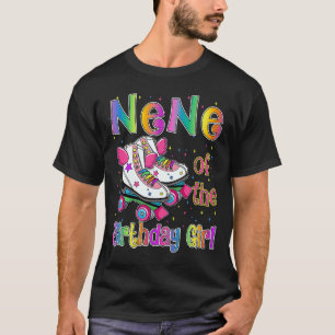 Nene of Birthday Girl Rolling Skate Birthday Famil T Shirt