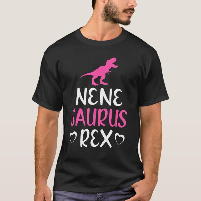 Nenesaurus Rex Dinosaur Nene Saurus Family Matchi T Shirt (Framsida)