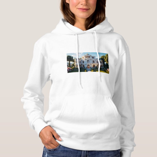 Neo-Classical Dream Palace | AI-Reimaged Archite T Shirt (Framsida)