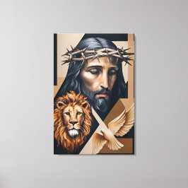 Neo-Cubist Elegance: En hyllning till Britto Canvastryck