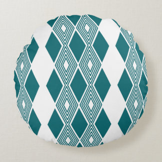 Neo-Deco Diamond Grid RundAccentkudde Rund Kudde