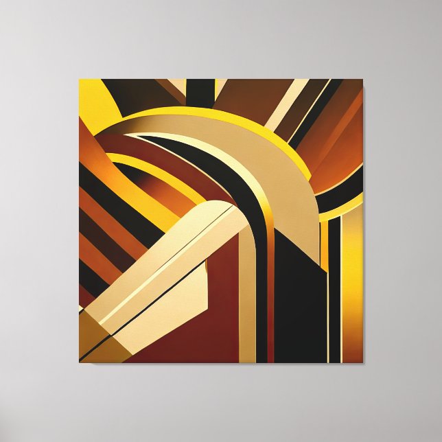 NEO GEO MODERN GEOMETRIC DESIGN CANVASTRYCK (Framsida)