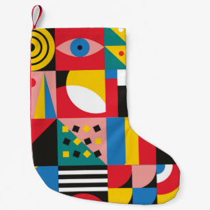 Neo Geometric Illustration. Geometriska former och Liten Julstrumpa