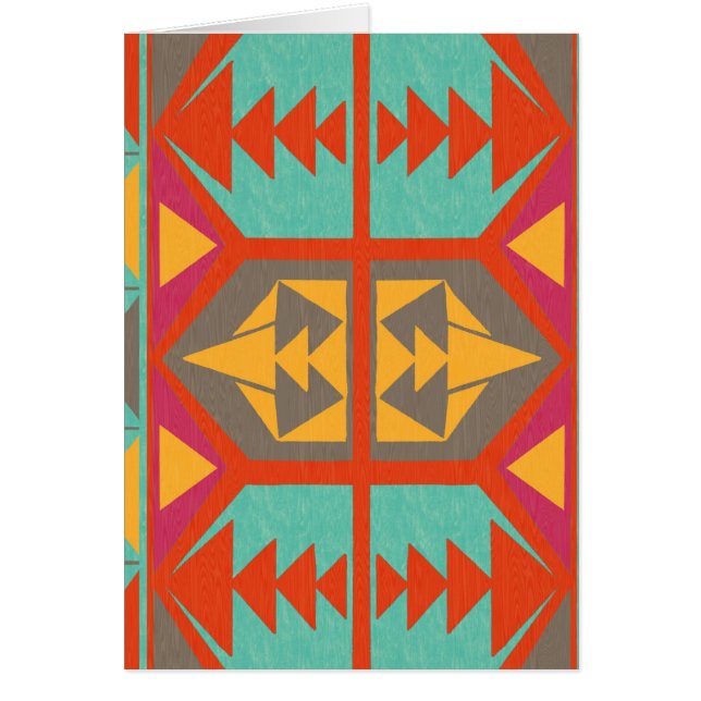 Neo infött stam- hälsningskort (Framsidan)