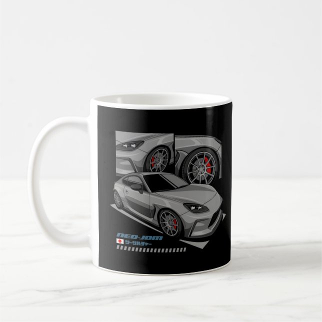 Neo-Jdm Grått 86-bil Kaffemugg (Vänster)