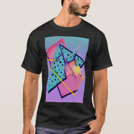 Neo-Memphis design Ken Gage Retrowave Fine Art T Shirt