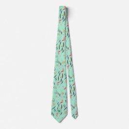Neo Mint Blommigt Watercolor Monogram Scripture Slips