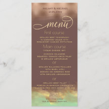 Neo mint cinnamon ro guld foil vattenfärg