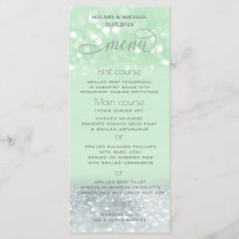 Neo mint silver chic glitterig trendig kalligrafi