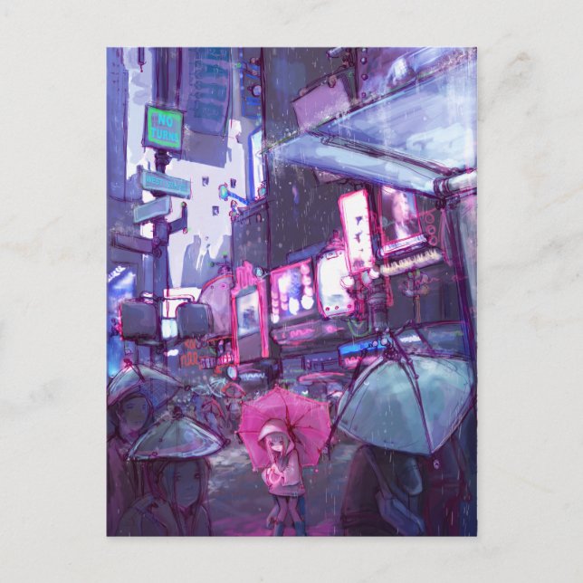 Neo New York-vykort Vykort (Framsida)