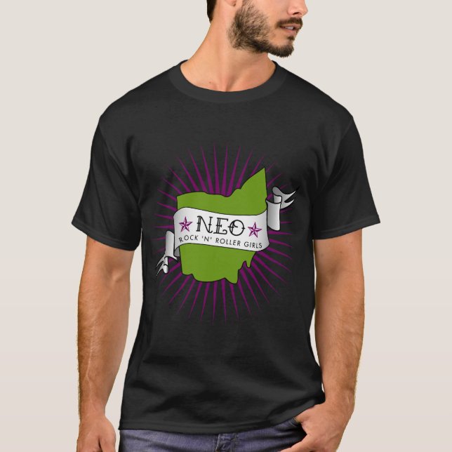 neo ohio huvudsaklig logotyp tee shirt (Framsida)