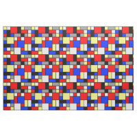 Neo plasticism Blue Red Gult Vit Grått Blod