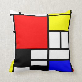 Neo-plasticism modern Mondrian stil 3 Kudde
