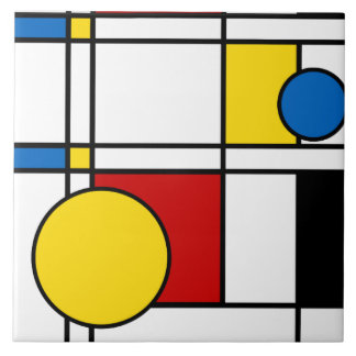 Neo-Plasticism nr 4 Art Tile Kakelplatta