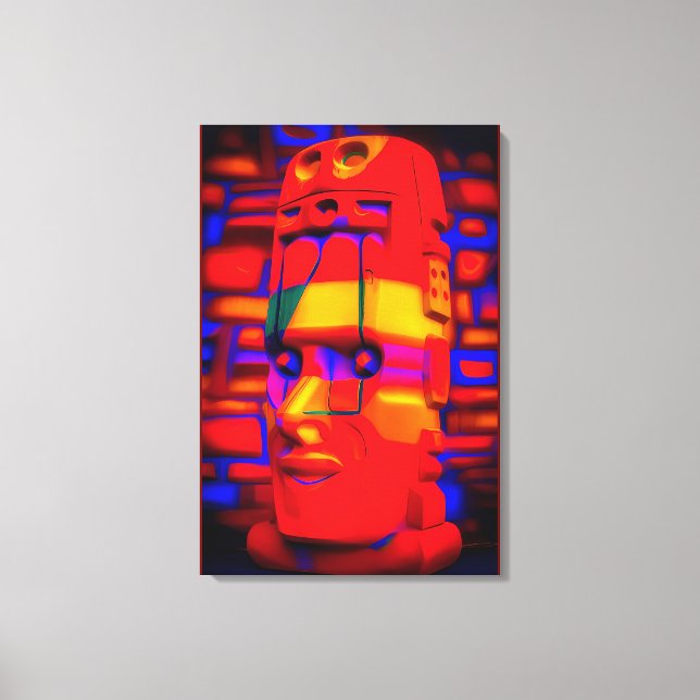 Neo-Polynesian Canvastryck (Framsida)