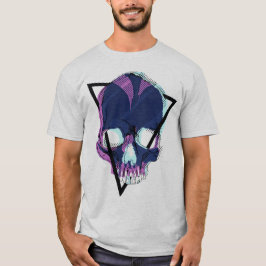 Neo Skull - Vaporwave Cyberpunk Skull T Shirt