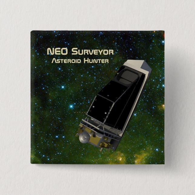 NEO Surveyor Asteroid Hunter Knapp (Framsida)