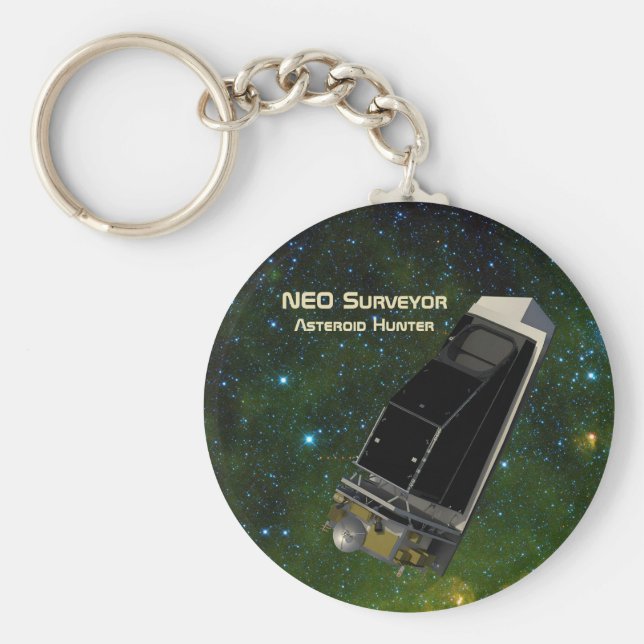 NEO Surveyor Asteroid Hunter Nyckelring (Framsidan)