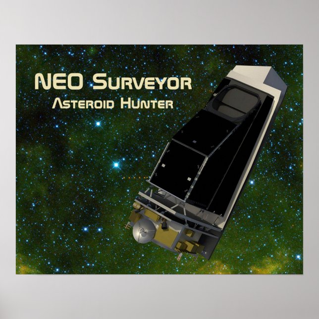 NEO Surveyor Asteroid Hunter Poster (Framsidan)