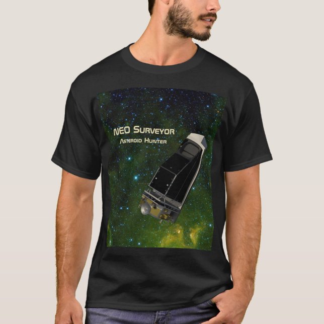 NEO Surveyor Asteroid Hunter T Shirt (Framsida)