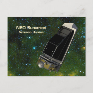 NEO Surveyor Asteroid Hunter Vykort