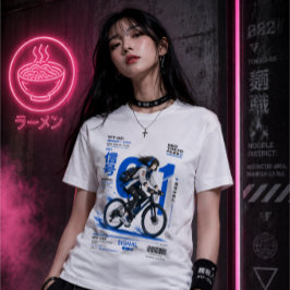 Neo Tokyo Filer 001 -Anime Techwear Cyberpunk T Shirt