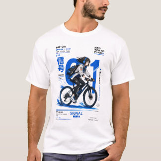 Neo Tokyo Filer 001 - Anime Techwear Cyberpunk T Shirt
