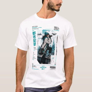 Neo Tokyo-filer 010 –Tokyo Fotograf Anime T Shirt