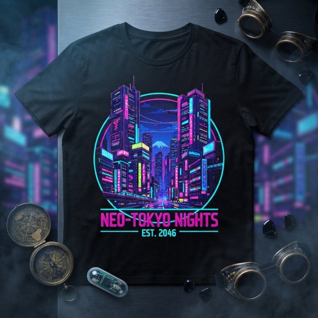 Neo-Tokyo Nätter 2046 T Shirt (Skapare uppladdad)
